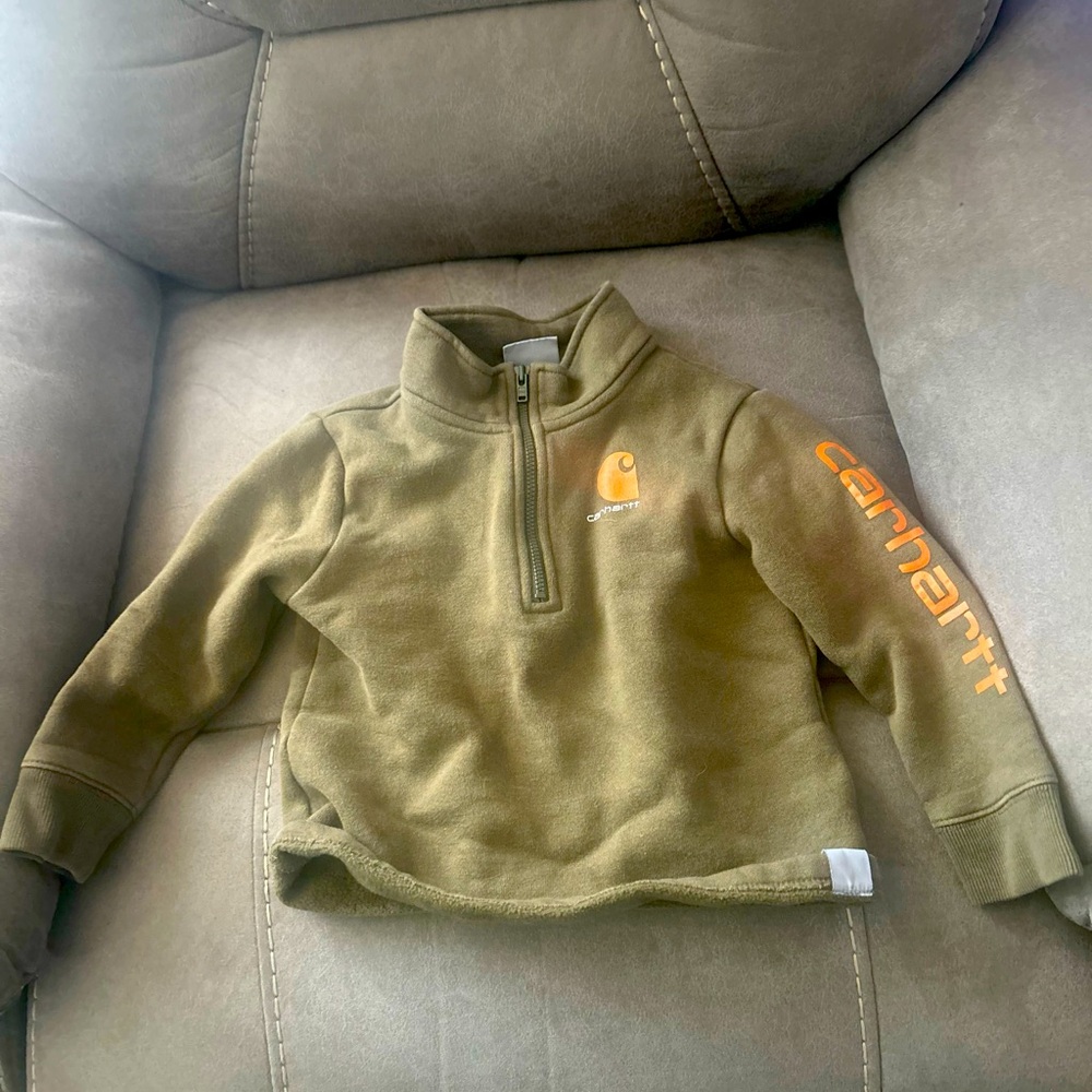 Little boy toddler zip up sweatshirt